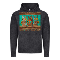 Vintage Black western easter bunnies Vintage Hoodie - Jasminsmagicworld