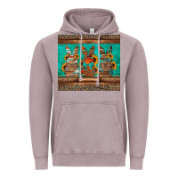 Vintage Zinc western easter bunnies Vintage Hoodie - Jasminsmagicworld