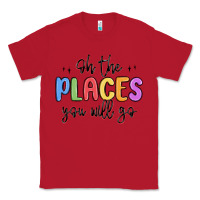 Red oh the places you will go Classic Tee - MaliasSmallBusiness