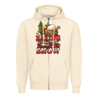 Sandshell baking through the snow Zipper Hoodie - Jasminsmagicworld