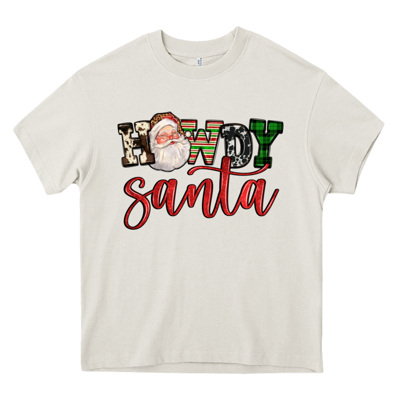 Howdy Santa Heavy Core Tee by FaDigitalArtStudio | Teevron