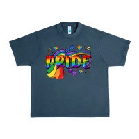 Midnight Navy pride Urban Heavy Tee - MaliasSmallBusiness