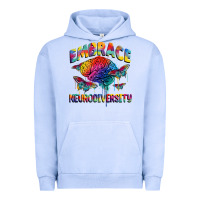 Pigment Grape Ice Embrace neurodiversity Autism Urban Hoodie - FaDigitalArtStudio