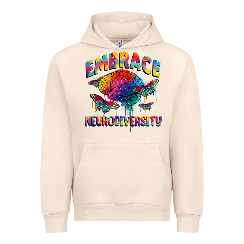 Embrace Neurodiversity Autism Urban Hoodie by FaDigitalArtStudio | Teevron