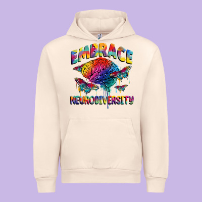 Embrace Neurodiversity Autism Urban Hoodie Designed By Fadigitalartstudio