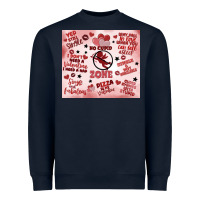 Navy funny valentine's day Heavyweight Sweatshirt - MaliasSmallBusiness