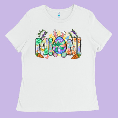 Easter Day Mini Ladies Tee Designed By Neo Western