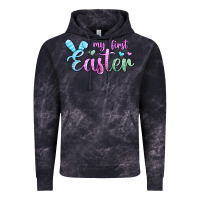 Cloud Black my first easter Vintage Hoodie - Jasminsmagicworld