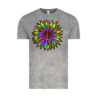 Cloud Rock Peace Hippie Sunflower Vintage Tee - Jasminsmagicworld