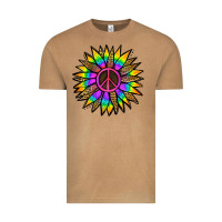 Peace Hippie Sunflower Vintage Tee | Teevron