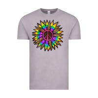 Vintage Zinc Peace Hippie Sunflower Vintage Tee - Jasminsmagicworld