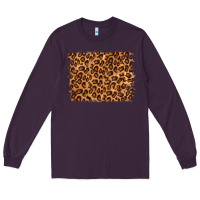 Plum leopard background Long Sleeve Tee - NancyCooperArtShop