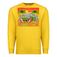 Lemon summer caravan Premium Sweatshirt - TumblerDesignByShophia