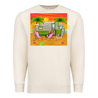 Sandshell summer caravan Premium Sweatshirt - TumblerDesignByShophia