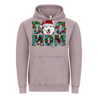 Vintage Zinc Christmas Dog Mom Husky Vintage Hoodie - RanaPortraitStore