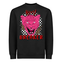 Black heartbreaker Heavyweight Sweatshirt - MaliasSmallBusiness