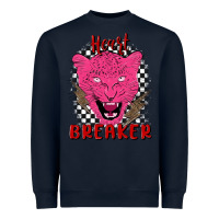 Navy heartbreaker Heavyweight Sweatshirt - MaliasSmallBusiness