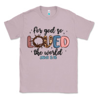 Lilac for god so loved the world Classic Tee - MaliasSmallBusiness
