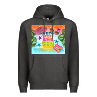 Charcoal Heather here comes the sun Premium Hoodie - TumblerDesignByShophia