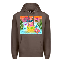 Coffee here comes the sun Premium Hoodie - TumblerDesignByShophia