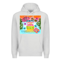 Dove Grey here comes the sun Premium Hoodie - TumblerDesignByShophia