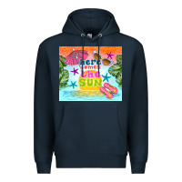 Navy here comes the sun Premium Hoodie - TumblerDesignByShophia