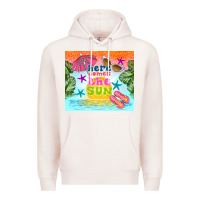 Pale Pink here comes the sun Premium Hoodie - TumblerDesignByShophia