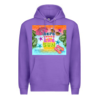 Purple here comes the sun Premium Hoodie - TumblerDesignByShophia