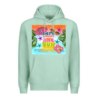 Seafoam here comes the sun Premium Hoodie - TumblerDesignByShophia
