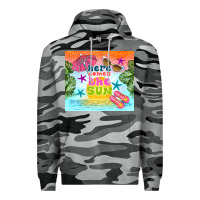 Slate Camo here comes the sun Premium Hoodie - TumblerDesignByShophia