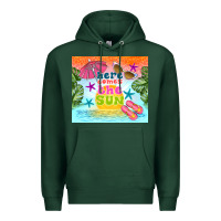 Sports Green here comes the sun Premium Hoodie - TumblerDesignByShophia