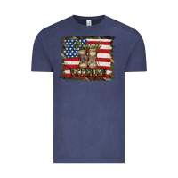 Vintage Denim proud veteran Vintage Tee - Jasminsmagicworld
