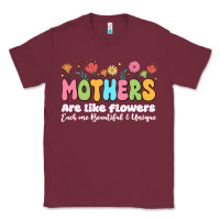 Burgundy mothers are like flowers Classic Tee - JahusDesignShop