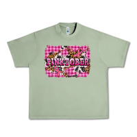 Oil Green pinktober with cancer ribbon Urban Heavy Tee - AdoDesignShop