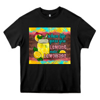 Black when life gives you lemons make lemonade Heavy Core Tee - HRA Design Shop