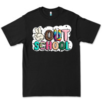 Black peace out school Premium Tee - JahusDesignShop