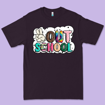 Peace Out School Premium Tee Designed By Jahusdesignshop