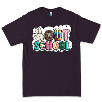 Plum peace out school Premium Tee - JahusDesignShop