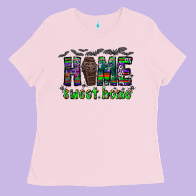 Home Sweet Home Ladies Tee Designed By Cowhidedigitalart