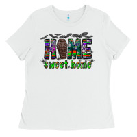 White home sweet home Ladies Tee - CowhideDigitalArt
