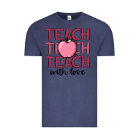 Vintage Denim teach with love Vintage Tee - JahusDesignShop