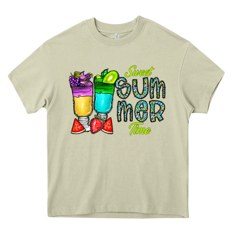 Sweet Summer Time3 Heavy Core Tee by CowhideDigitalArt | Teevron