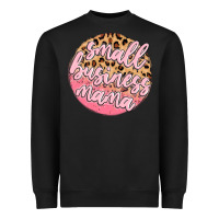 Black small business mama Heavyweight Sweatshirt - MaliasSmallBusiness