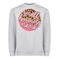 Heather Grey small business mama Heavyweight Sweatshirt - MaliasSmallBusiness