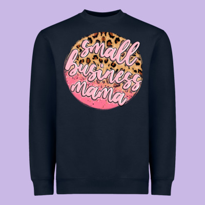 Small Business Mama Heavyweight Sweatshirt Designed By Maliassmallbusiness