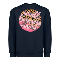 Navy small business mama Heavyweight Sweatshirt - MaliasSmallBusiness