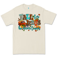 Fall For Jesus He Never Leaves Premium Tee | Teevron
