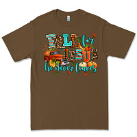 Cacao fall for jesus he never leaves Premium Tee - AdoDesignShop