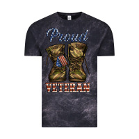 Cloud Black proud veteran camo shoes Vintage Tee - Jasminsmagicworld