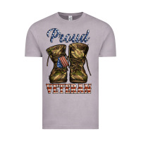 Vintage Zinc proud veteran camo shoes Vintage Tee - Jasminsmagicworld
